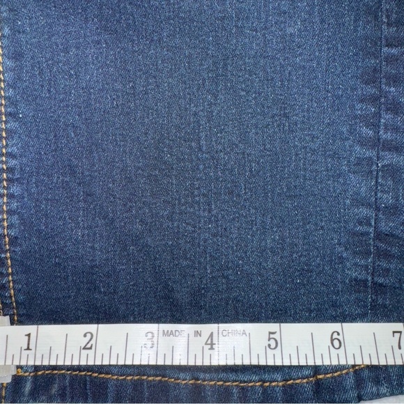 Rock&Roll Cowgirl Women's 30 X 28 Dk Blue Fading Bootcut Low Rise Denim Jeans - Picture 12 of 12